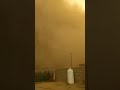 شاهد هذه العاصفه مخيفه جدا سبحان الله في اليمن مارب