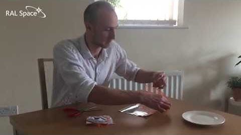 Declan explains Multi-Layer Insulation and explains how you can make space blankets at home.