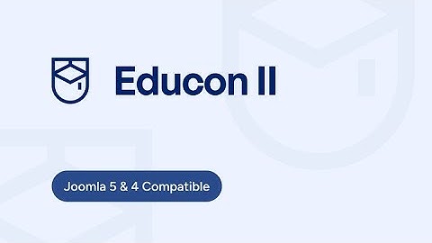Educon II: The Premier Joomla Template for Education
