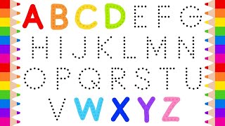 Awesome Learn to WRITE and DRAW ABCD in English | A to Z Alphabets | a for apple b for ball #abcd