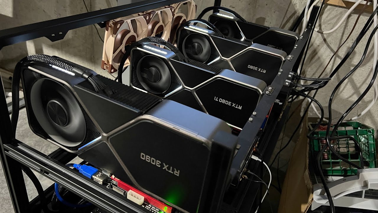 3070 Laptop Palit Geforce Rtx 3070 Mining Hashrate Crypto Influencer Shares  Video Of Hundreds Of GeForce