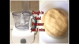 Making dough using a food processor is quicker and easier alos helpful
for all those who are short on time. wheat flour widely used in indian
cu...