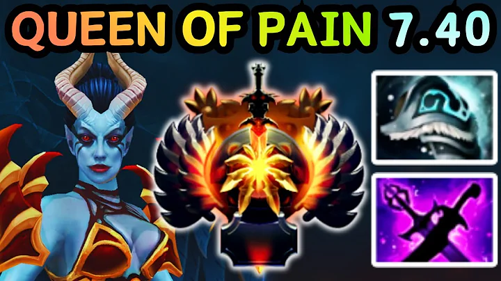 🔥 NEW PATCH 7.40 !!! QUEEN OF PAIN MID NONSTOP BLINK NONSTOP KILLS | DOTA 2 GAMEPLAY 🔥
