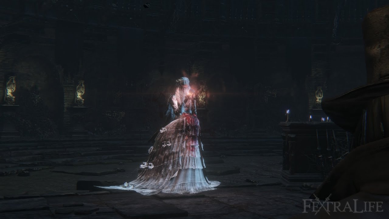 bloodborne lady in white dress crying related:kasor-dress-black