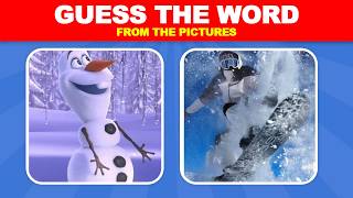 Guess the Word by the Pictures Puzzle Quiz Game screenshot 3