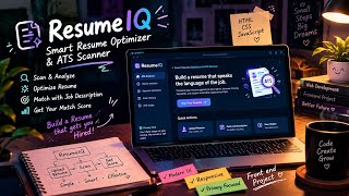 ResumeIQ 🚀 | Smart Resume Optimizer & ATS Scanner | HTML, CSS & JavaScript Project