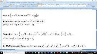 Matemática para o Colégio Naval/EPCAR/CMRJ - Só Jesus, o Jiu-Jitsu e os Produtos Notáveis salvam