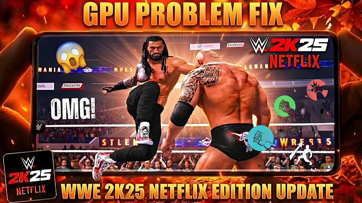 WWE 2K25 NETFLIX EDITION NEW UPDATE! 🔥 | GPU PROBLEM FIXED + Gameplay 😍