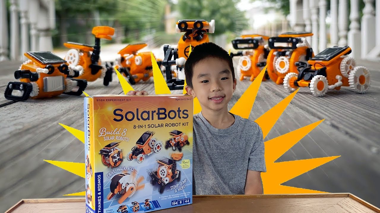 SolarBots, 8-in-1 Solar Robot Kit | Thames & Kosmos
