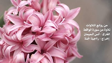 روائع التلاوات من سورة الواقعة للقارئ أنس الميمان