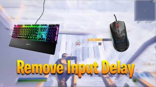 how to *remove* input / edit delay on console kbm (ps4/ps5)