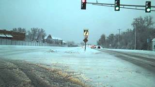 Driving around in the leap day snow storm 02 29 2012