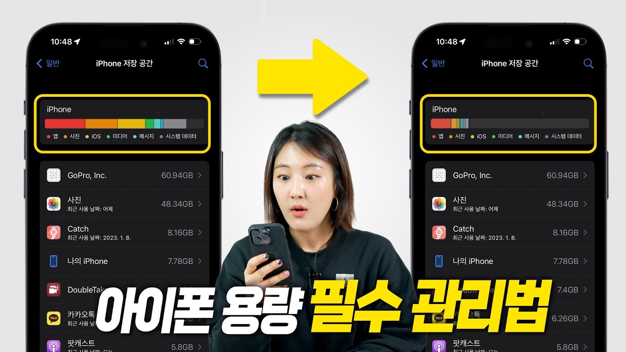 아이폰 저장공간, 관리 안하면 이렇게 됩니다!