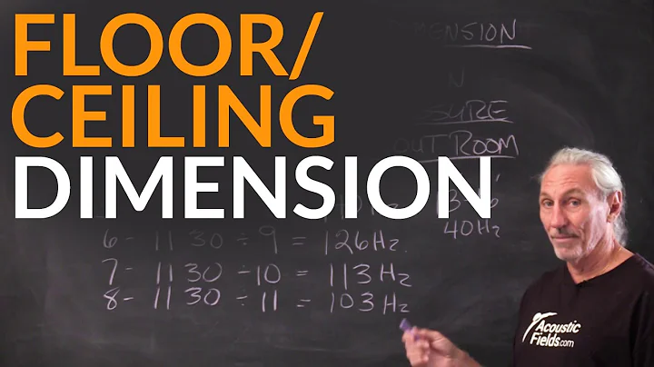 Floor/Ceiling Dimension - www.AcousticFields.com