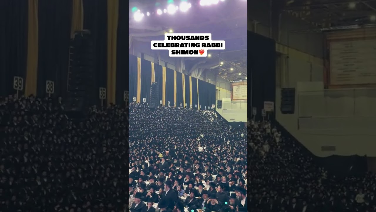 Thousands celebrating Rabbi Shimon❤️‍🔥