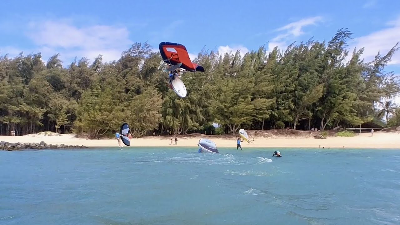 Insane wing foil photo shoot with 20 riders - One shot, no cuts