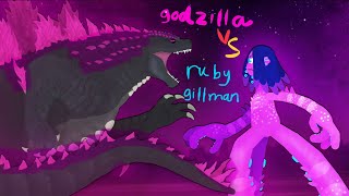 Godzilla Vs Ruby Gillman Sticknodes Animation Monsterverse Vs Teenage Kraken