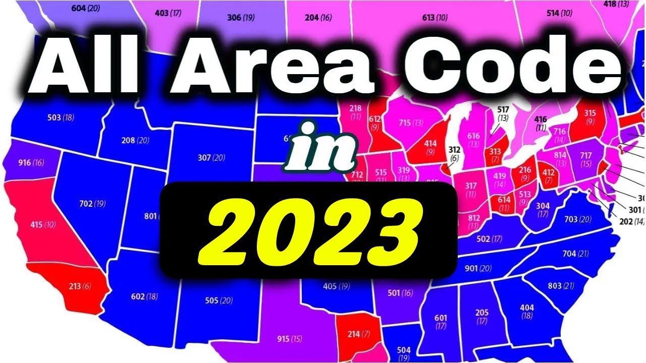 All Area Code List | Area Codes In Usa #Areacode