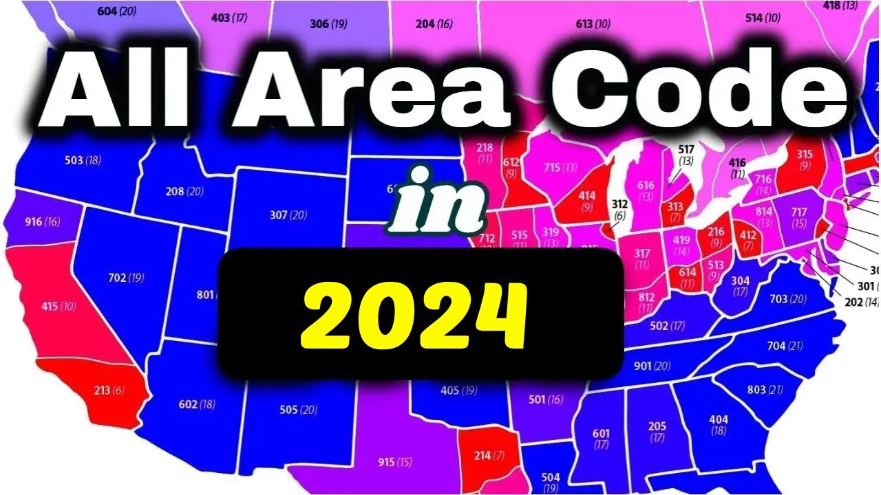 All Area Code List | Area Codes In Usa #Areacode