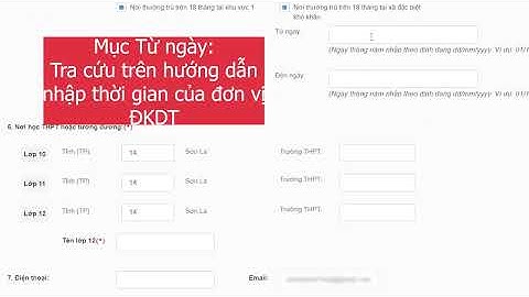 Hướng dẫn đăng ký thi thi thpt quốc gia 2023