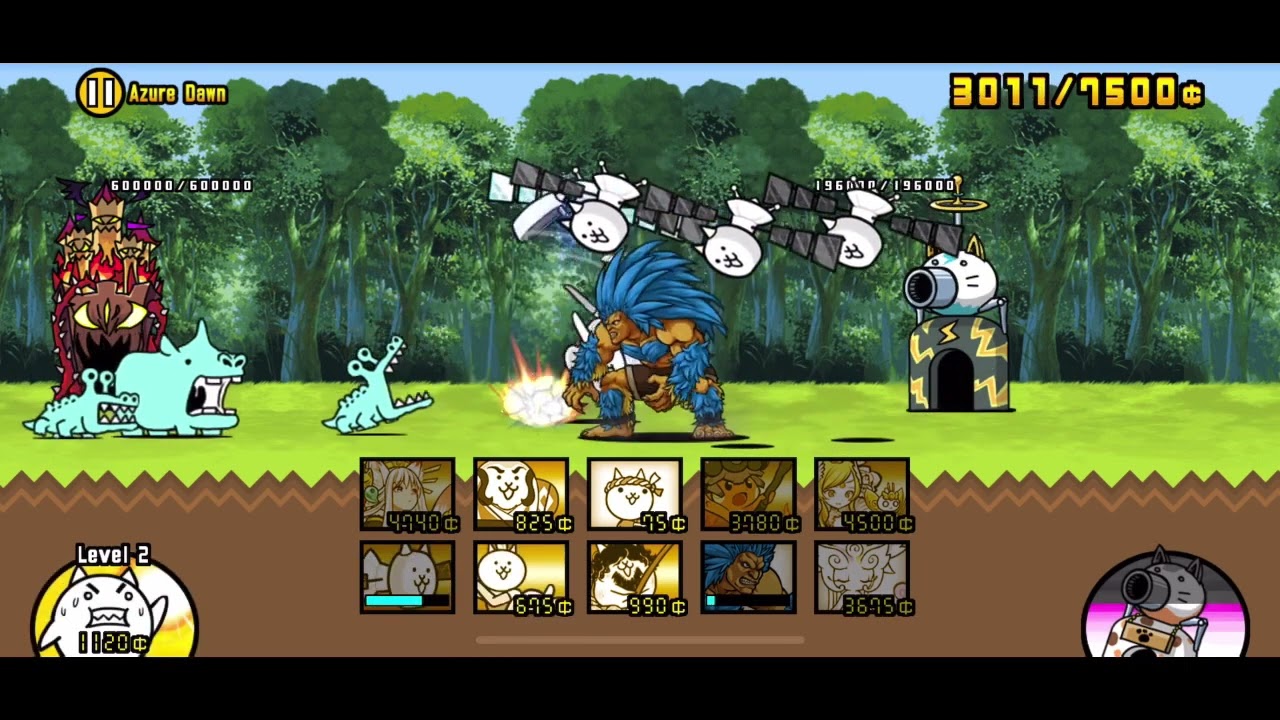 Island of Hidden Treasures, all dawn stages (The Battle Cats)