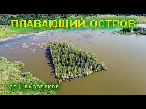 ПЛАВАЮЩИЙ ОСТРОВ. ОЗЕРО БОБРОВСКОЕ. (Кузнецкий район)