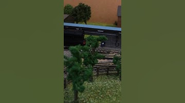 MHR number 5 Eagle leaver the shed #railway #train #modelrailway  #shorts