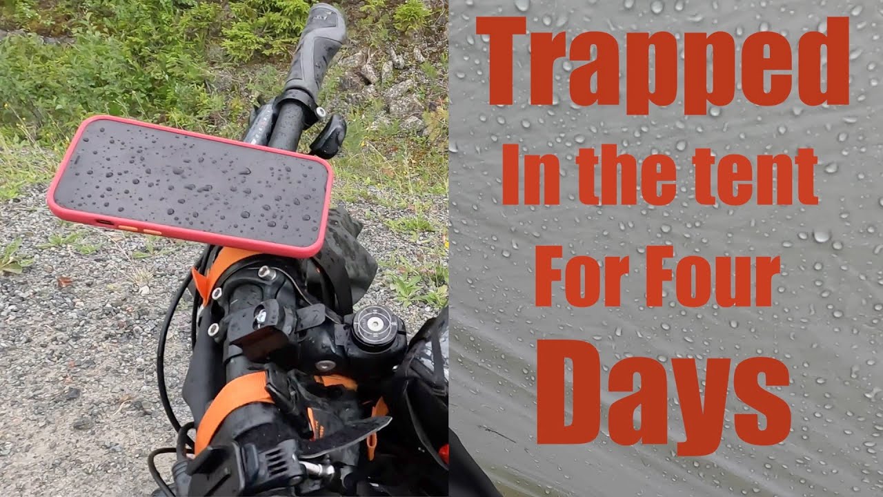 Bike touring in Sweden and wild camping for 50 days in a roe- Ep 22 of 37 Håvdsjön