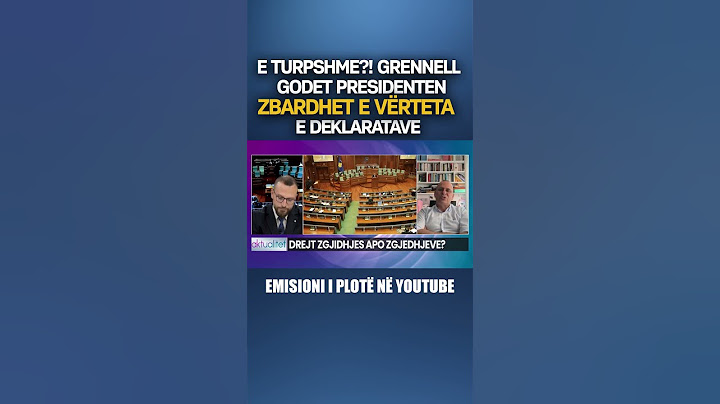 E TURPSHME?! GRENNELL GODET PRESIDENTEN! – Zbardhet e VËRTETA e deklaratave tronditëse