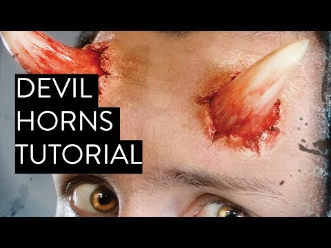 Stick on Devil Horns for Halloween | FX Transfers