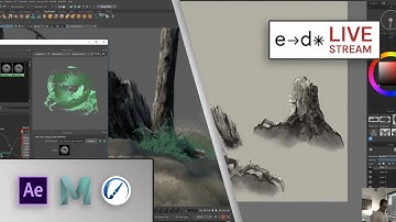 Live Stream : Using Mayas Paint FX to create Realistic Grass