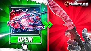 HELLCASE OMG I WITHDREW A NICE GLOVE !! Hellcase Promo Code 2025