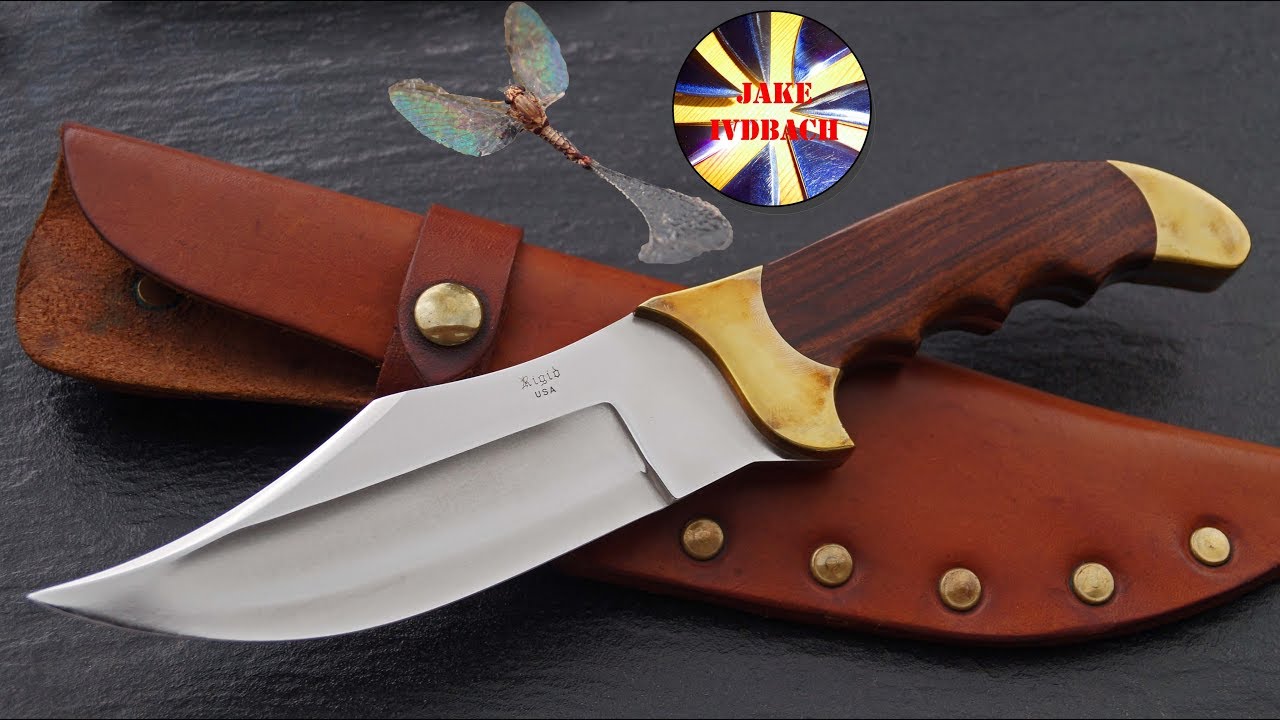 Rigid R19 Razorback Bowie Knife USA Vintage Custom Outdoor Collection