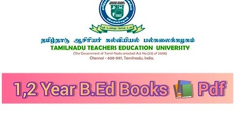 I,II Year B.Ed Books PDF / B.Ed Study Material