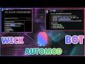Wick Bot AutoMod Feature | Full Guide 2026 | Keep your server SPAM FREE 100% ♡