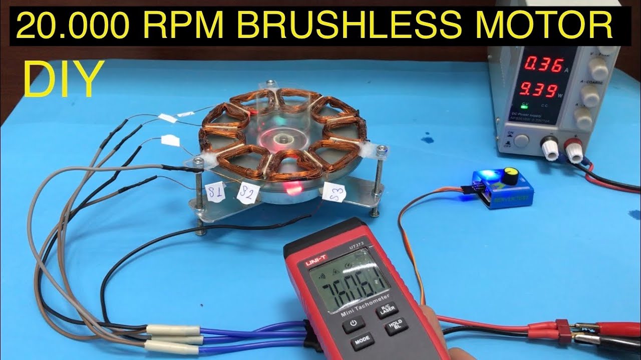 BRUSHLESS MOTOR AND ALTERNATOR MADE WITH MAGNET, HIGH EFFICIENCY ENGINE -  YouTube