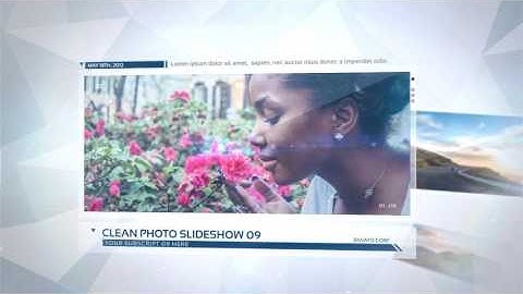Clean Photo Image Slideshow ( After Effects Project Files)