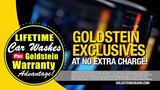 Lifetime Car Washes and the Goldstein Warranty Advantage at Goldstein Subaru - 2023