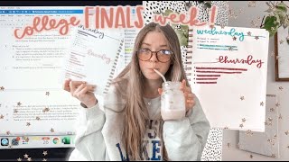 college final exam week vlog!! *a productive week in my life!*