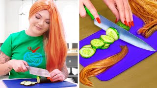 Crazy Girls Problems With Short Hair Long Hair Funny Challenges Situations By Crafty Hacks