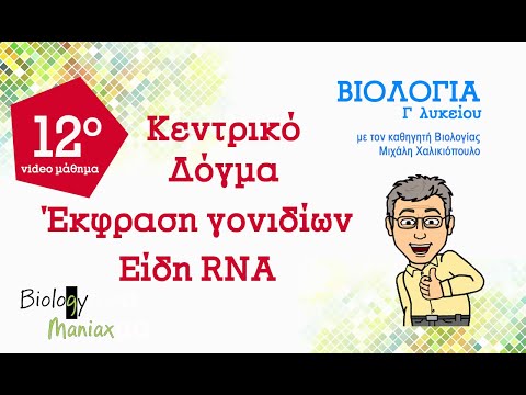 Βίντεο: Ποιο είναι το κεντρικό δόγμα της πρωτεϊνοσύνθεσης;