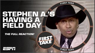 FULL REACTION!  Stephen A. is LOVING the Cowboys’ playoff exit  | First Take