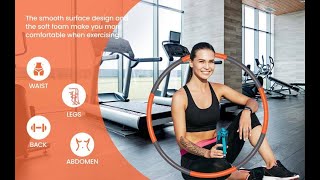 IENIN Weighted Exercise Hula Hoop