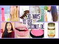 30 Life Hacks Using Coconut Oil! | 30 Ways to Use Coconut Oil!