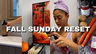 Fall Sunday Reset Routine | shower routine, body care, organizing, cooking \& cleaning! THE SOFT LIFE