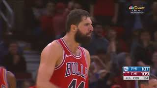 Bulls 4th Quarter Highlights vs Sixers - Win 6 straight!