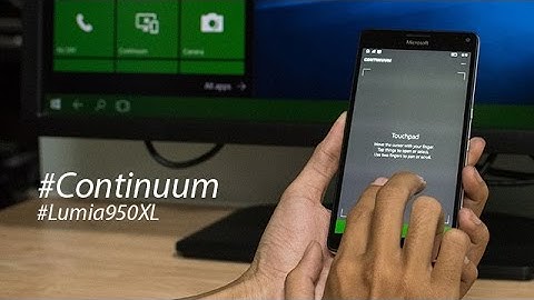 Dùng thử tính năng Continuum trên Lumia 950XL với cáp chuyển USB-C ra HDMI