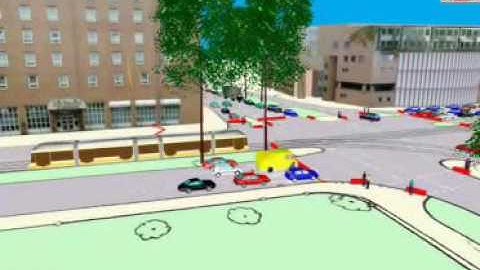 VISSIM Complex Intersection