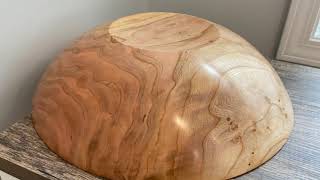 Woodturning  Cherry Salad Bowl