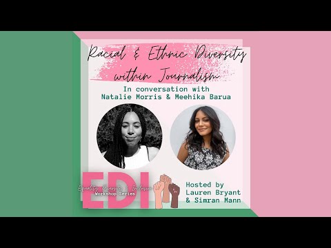 EDI Workshop Series: Racial and Ethnic Diversity in Journalism